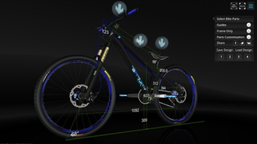 bike 3d configurator