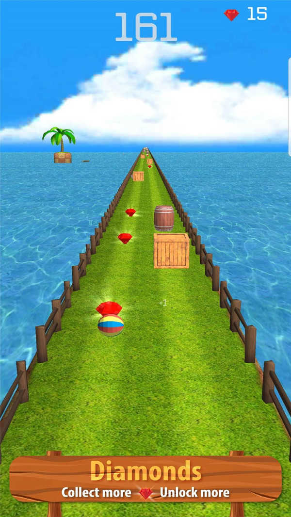 海洋滚动球