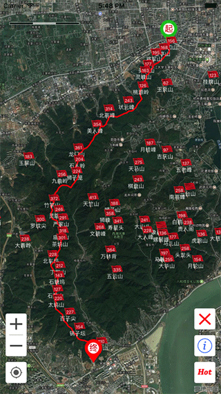 杭州登山地图-图3