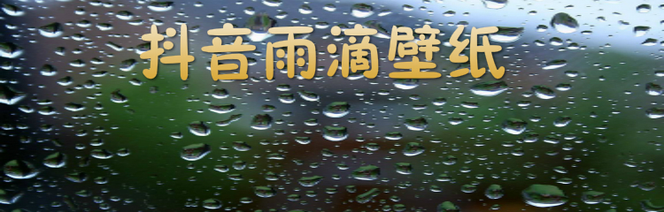 抖音雨滴壁纸