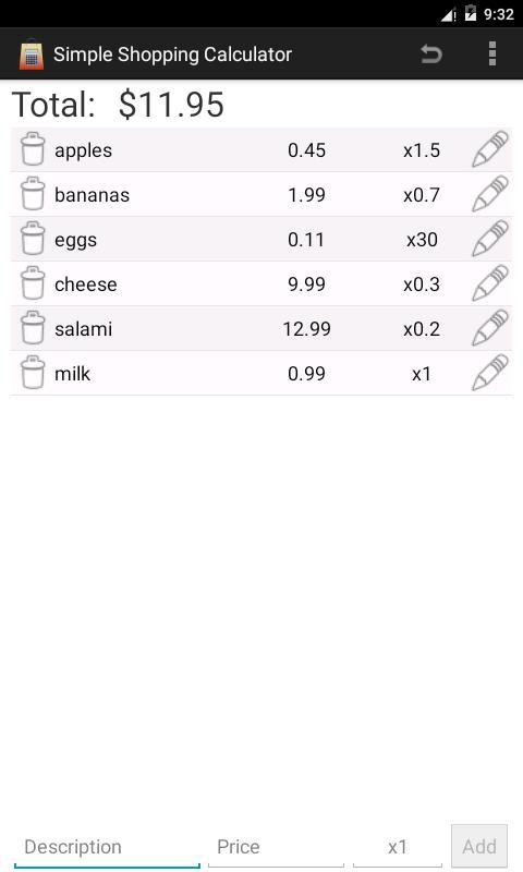 简单购物计算器-图3