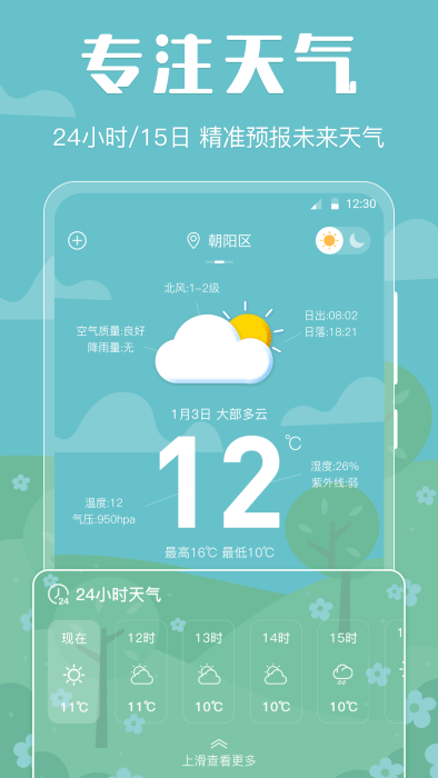 晴天娃娃天气预报-图1