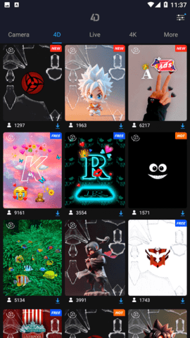 	 4D Live Wallpaper