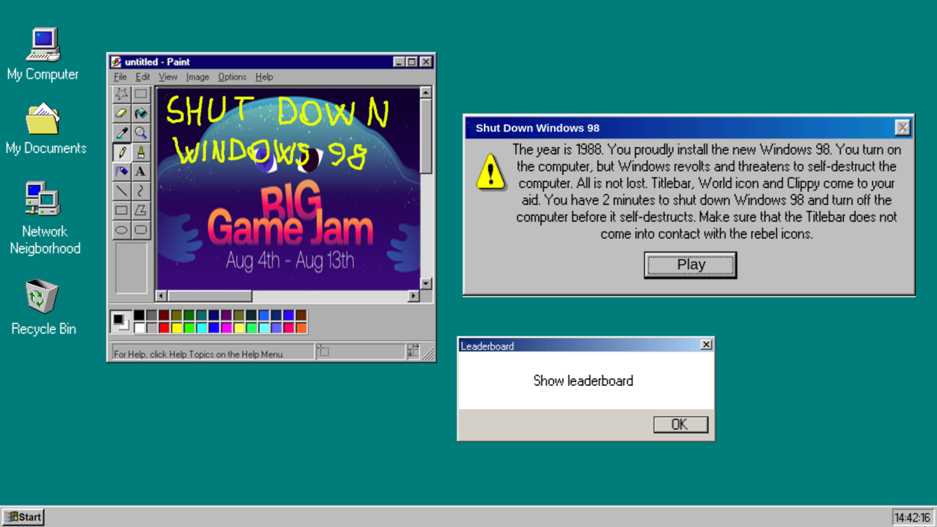 shut down windows98中文版