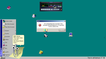 shut down windows98中文版