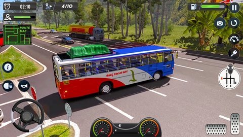 现代城市公交长途汽车3d-图2